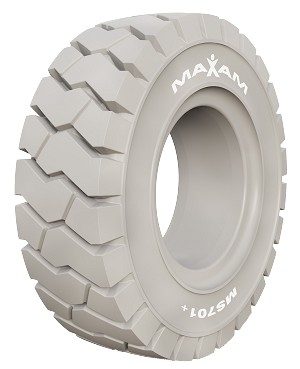 18x7-8 Maxam MS701+ Industrial Pro Solid Forklift Tire Non-Marking (4.33R) ST