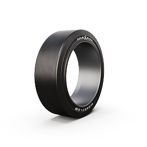 18x6x12 1/8 Maxam MS601 Industrial Pro Press On Solid Forklift Tire (Smooth)