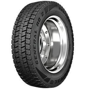 225/70R19.5 General RD 2 Commercial Truck Tire (14 Ply)