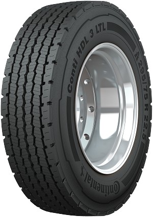 11R22.5 Continental HDL3 LTL Commercial Truck Tire (14 Ply)
